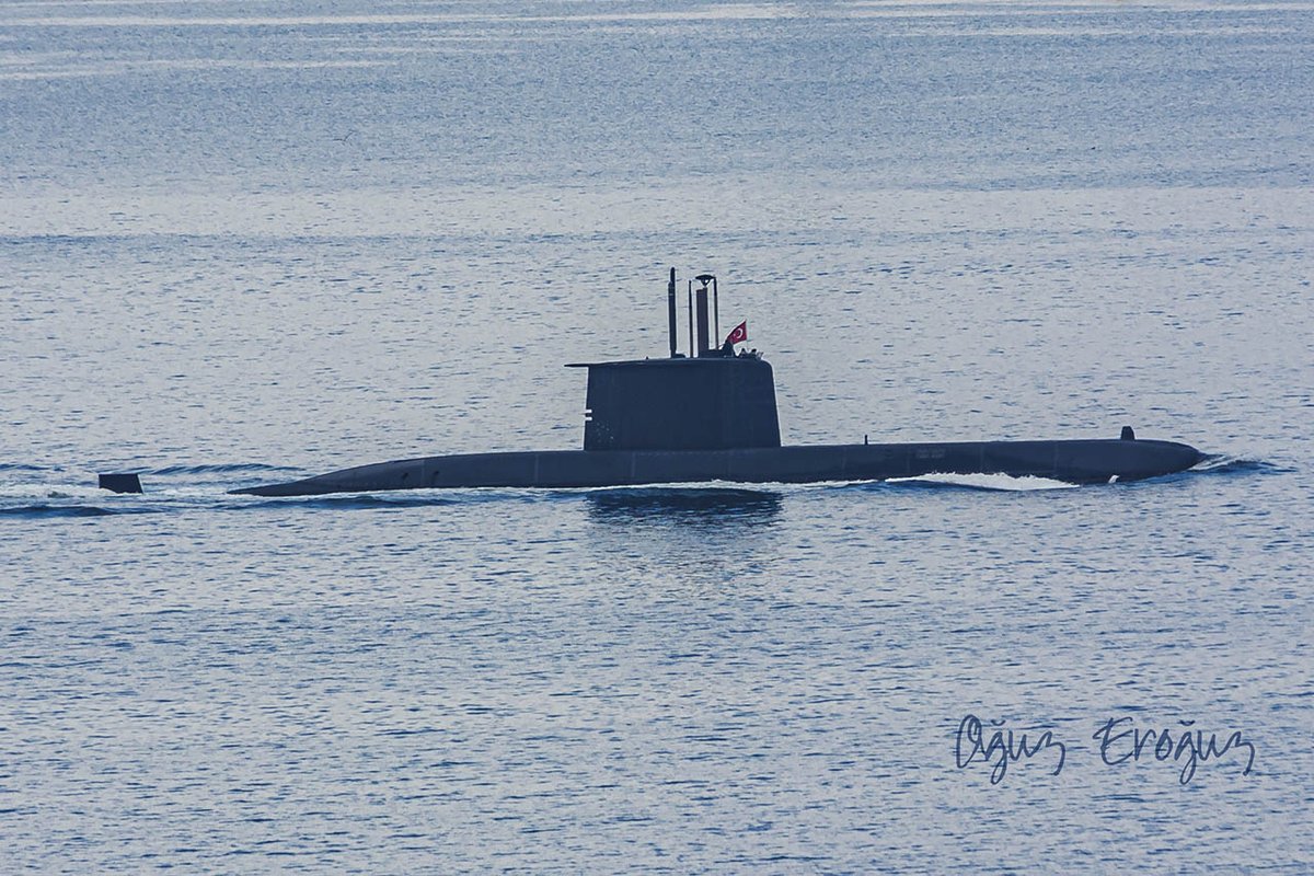 OguzEroguz1's tweet image. #TurkishNavy's #Type209-1400 #PrevezeClass submarine