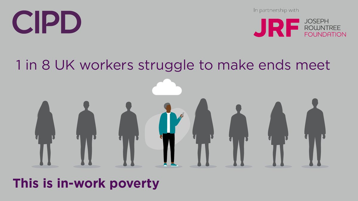 jrf_uk's tweet photo. 1 in 8 UK workers struggle to make ends meet. #ThisIsInWorkPoverty
JRF has partnered with the @CIPD to highlight the problem of in-work poverty and inspire employers to do what they can to loosen its grip.
Find out more, here: https://t.co/6eak8hbKE3 https://t.co/dIhYIoIvXz