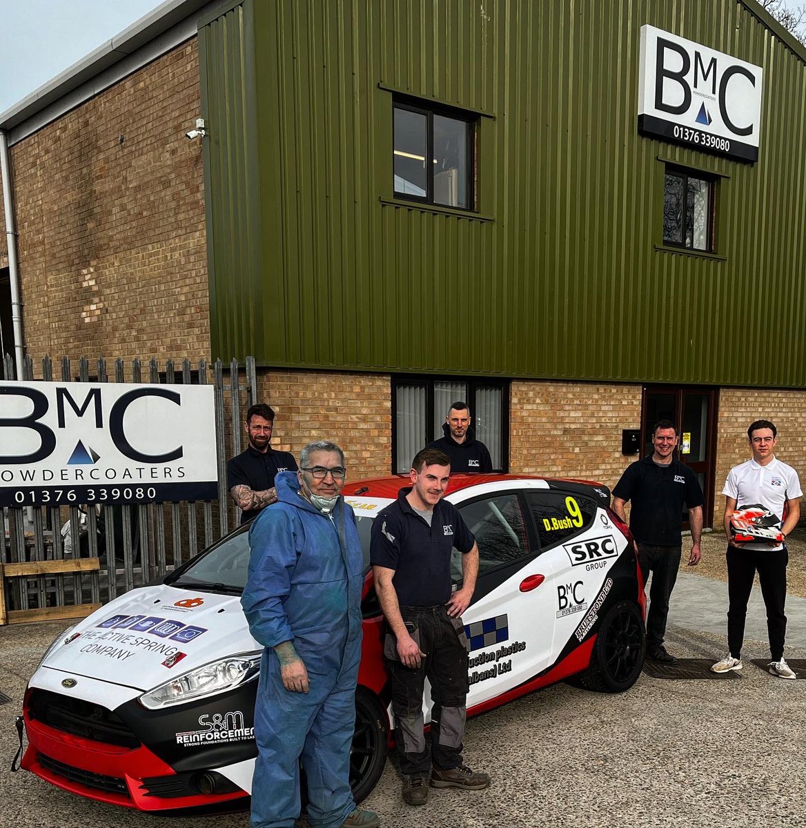 Dominicbush1's tweet photo. This afternoon I took the Car down to @bmcpowder to show the boys there the new livery, and also went to see The Active Springs company too!

It was great to see my fantastic sponsors and can’t wait to see them at the races this year! 

-
-
-
-
-
#db9 #20ten #brscc #Sponsors https://t.co/CX39R1exDt