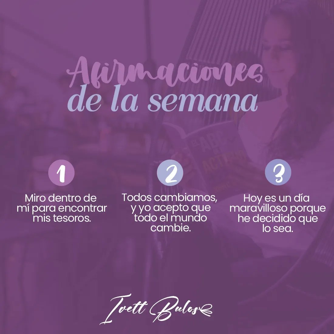 IvettBulos's tweet photo. Recuerda que tú creas tu propia realidad, elige a todas las personas que forman parte de ella. ¡Excelente Martes!

.
.
.

#Afirmaciones #SaludMental #PazMental #FelizMartes https://t.co/WAluj94gg7