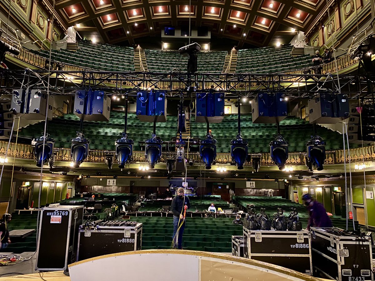 Fit up for <a href="/JosephMusical/">Joseph the Musical</a> at <a href="/PalaceAndOpera/">Palace & Opera Mcr</a> Manchester in full swing! Looking forward to tech starting in the coming days!💡
