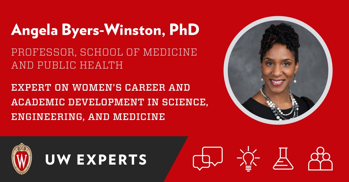 Mentoring can help when it comes to recruitment and retention for women in #STEM. @UWMadison's @ambwinst is available for interviews to discuss the subject and where more progress needs to be made. #WomensHistoryMonth For more info: experts.news.wisc.edu/experts/angela…