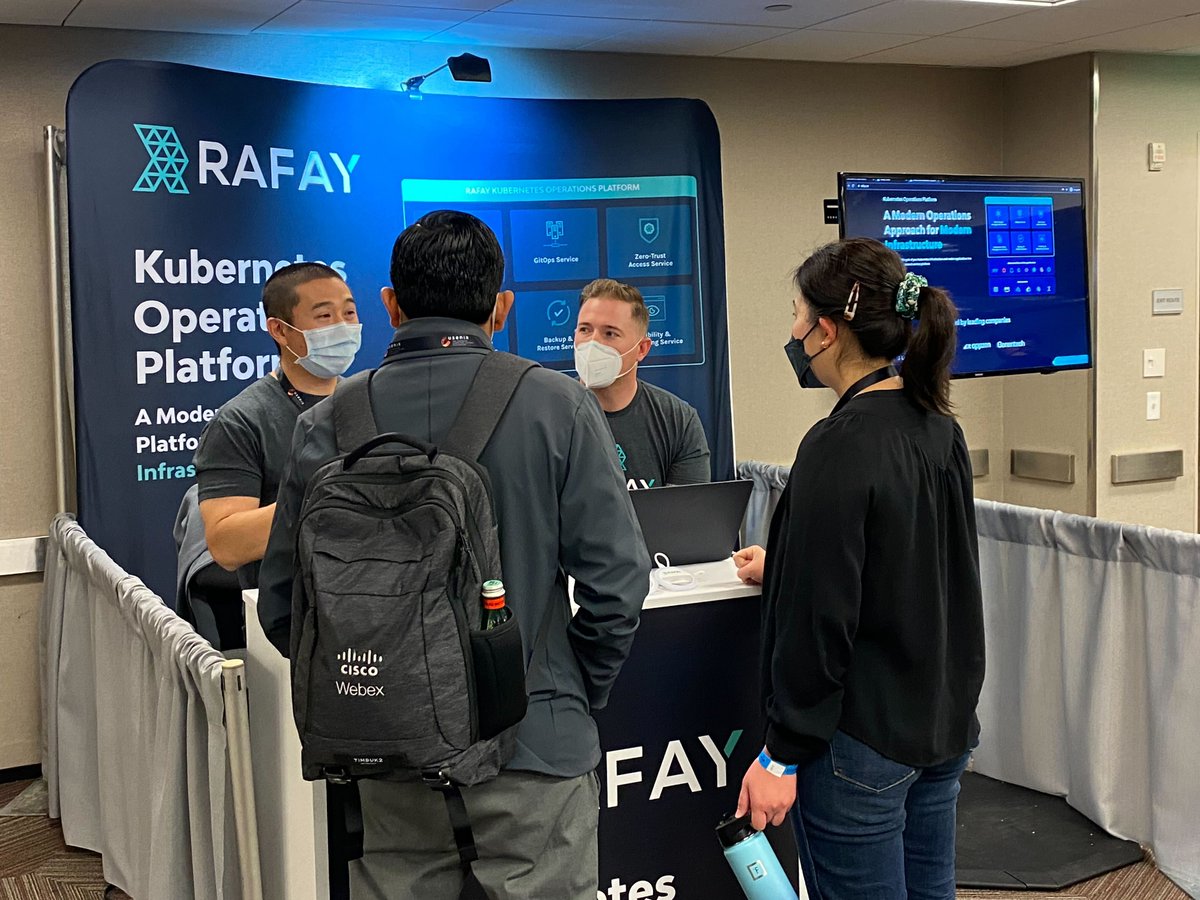 rafaysystemsinc's tweet image. Having a great time so far at #SRECon Americas 2022! 🤩

Come see us at booth 310 this week to learn how our Kubernetes Operations Platform can make life easy for Platform and SRE teams 

#kubeops #kubernetesoperations #sre