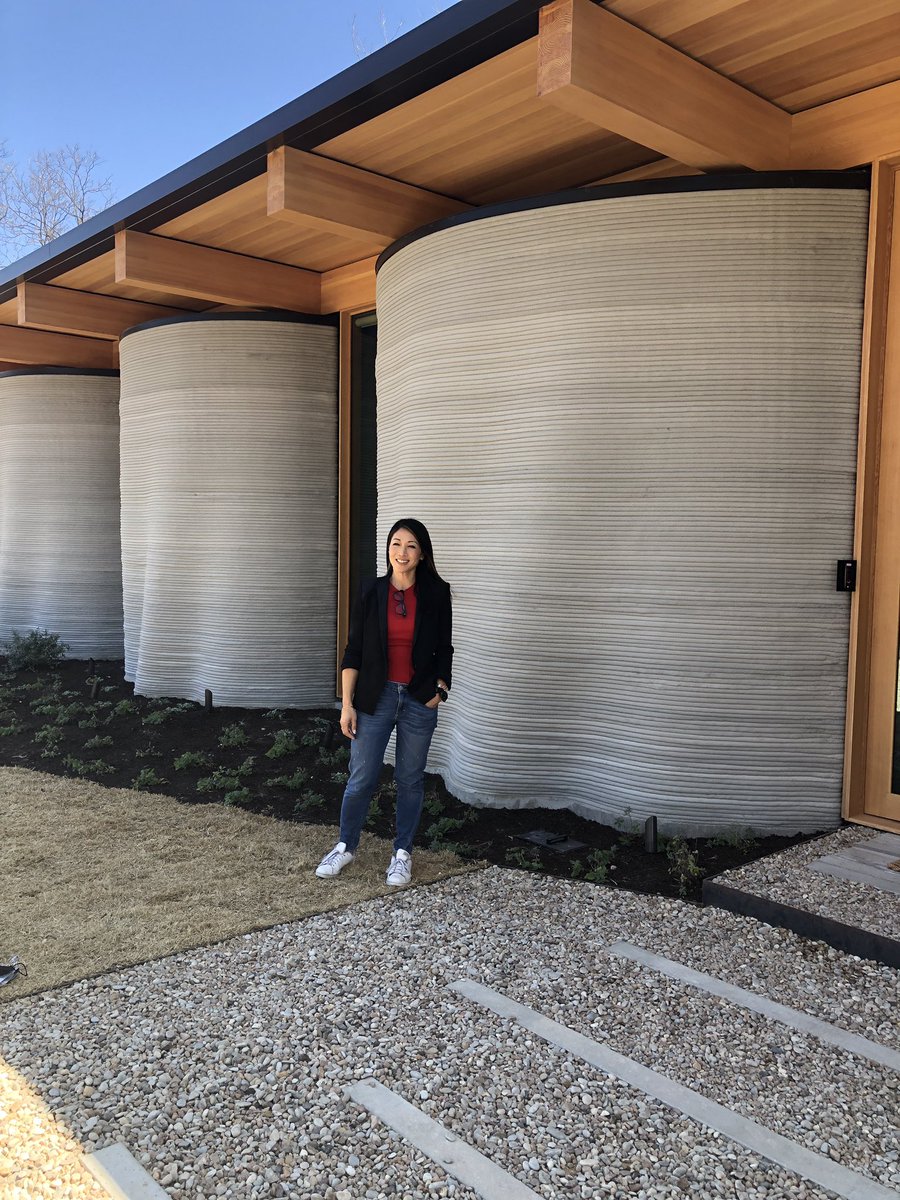 TheStephSy's tweet photo. Checking out a 3D printed home in Austin. I will be having a conversation w @ICON3DTech founder @JasonDBallard coming up at #SXSW  https://t.co/ixLgQclVQ6 https://t.co/HCKa5eHrz4