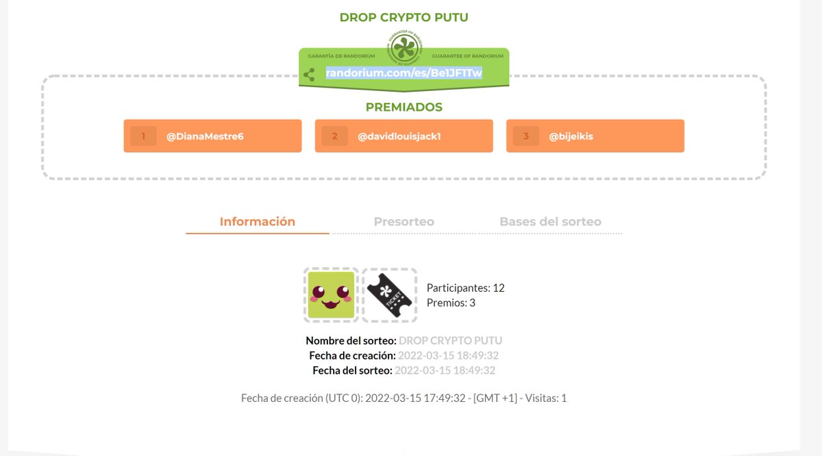 PutuCrypto's tweet photo. 🪙THE WINNERS 🪙OF #CRYPTOPUTU GIVEAWAY
@DianaMestre6 @davidlouisjack1 @bijeikis
👏👏CONGRATULATIONS
LINK OF RANDOMIUM LOT🔻
https://t.co/h3U2QIJQKP
#NFT #NFTS #NFTGiveaway #nftart https://t.co/oE0iYBBGdB