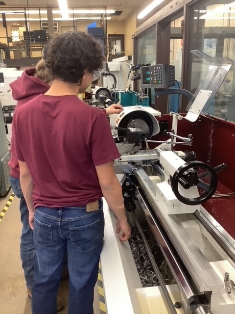 CPACTC's tweet photo. A "boring" task, but not in the way you think. @cpactc in the #advancedmanufacturingtechnology program. #opportunitiesunlimited #March2022 #Fogleman https://t.co/Z5Ut528SEn