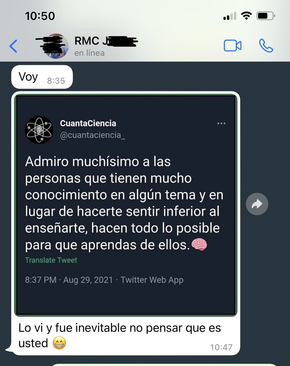 docobed's tweet photo. De esos mensajes que motivan a seguir participando en la formación médica.
Es mucha chamba, mucho tiempo invertido y hasta cierto punto agotador pero definitivamente muy satisfactorio.
#UCI #MedicinaCrítica #CMLALM https://t.co/yoFPoH3ceh