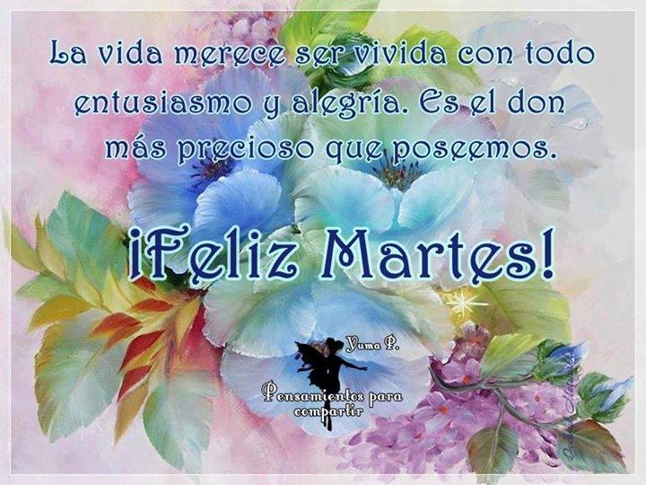 Feliz martes¡ Happy tuesday, Happy, Feliz