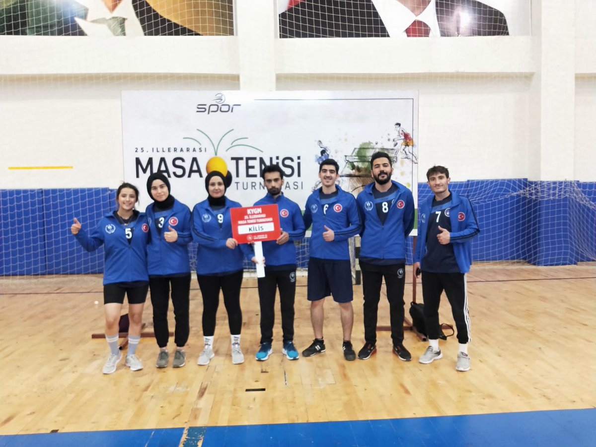 htcdrms_27's tweet photo. KYGM Turnuvaları kapsamında 25. İllerarası Masa Tenisi Turnuvası 7.Grupta yer alan Kilis ilimiz öğrencilerine başarılar diliyorum 🤗
#SporcuyuzBiz
#GsbKilis 
@kasapoglu @gencliksporbak @KilisKYGM https://t.co/Lx9NEU48uI