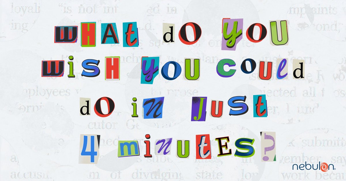 NebulonInc's tweet photo. What takes a day that you wish you could do in just 4 minutes? 

Stay tuned to learn more about our (FAST) #ransomware recovery announcement coming on March 29th. https://t.co/YBWZUbwkXd