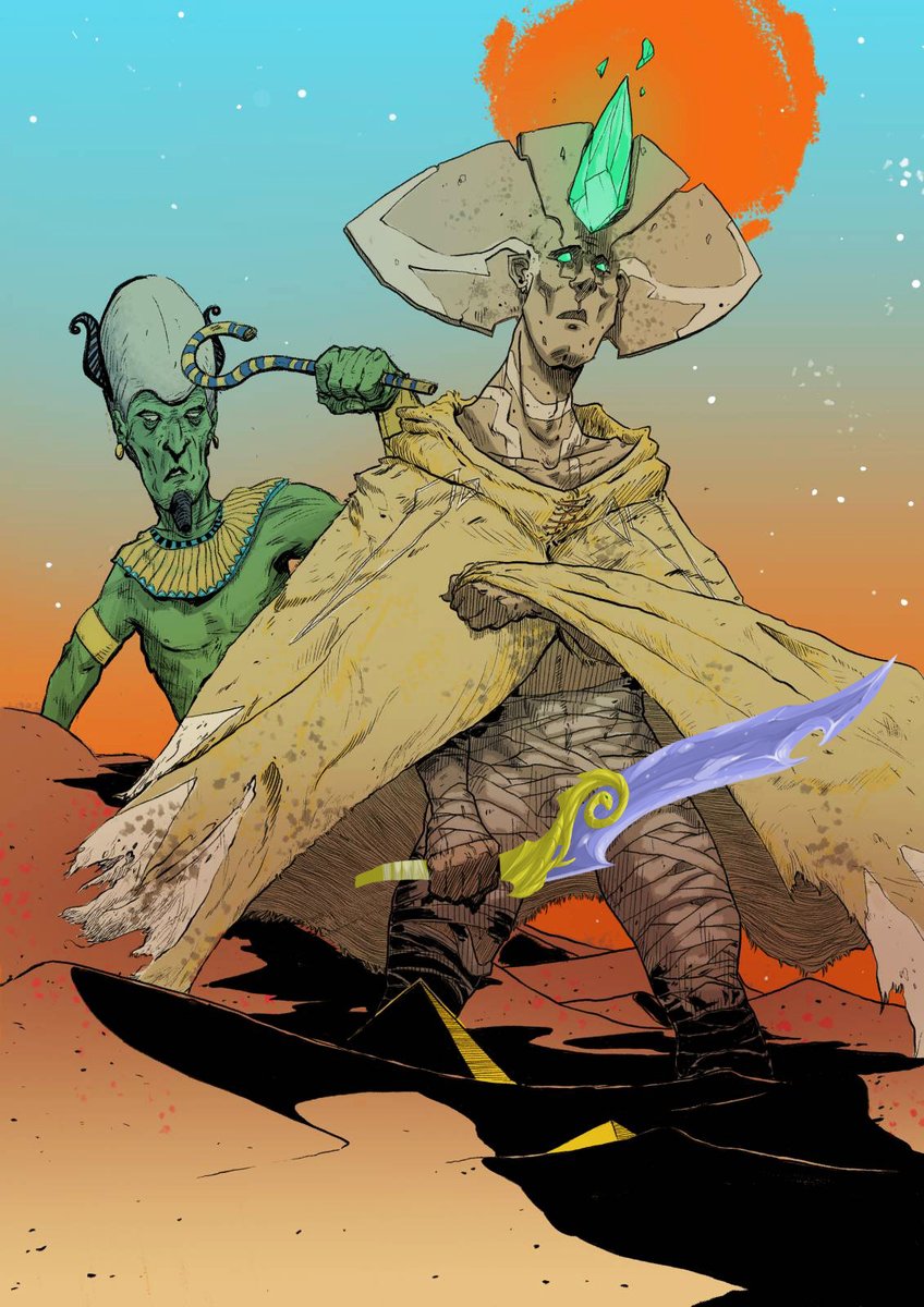 The Pharaoh is being protected by the GOD Osiris👀

Osiris was known as the ruler of the dead💀

More GODS are going to be revealed🔥