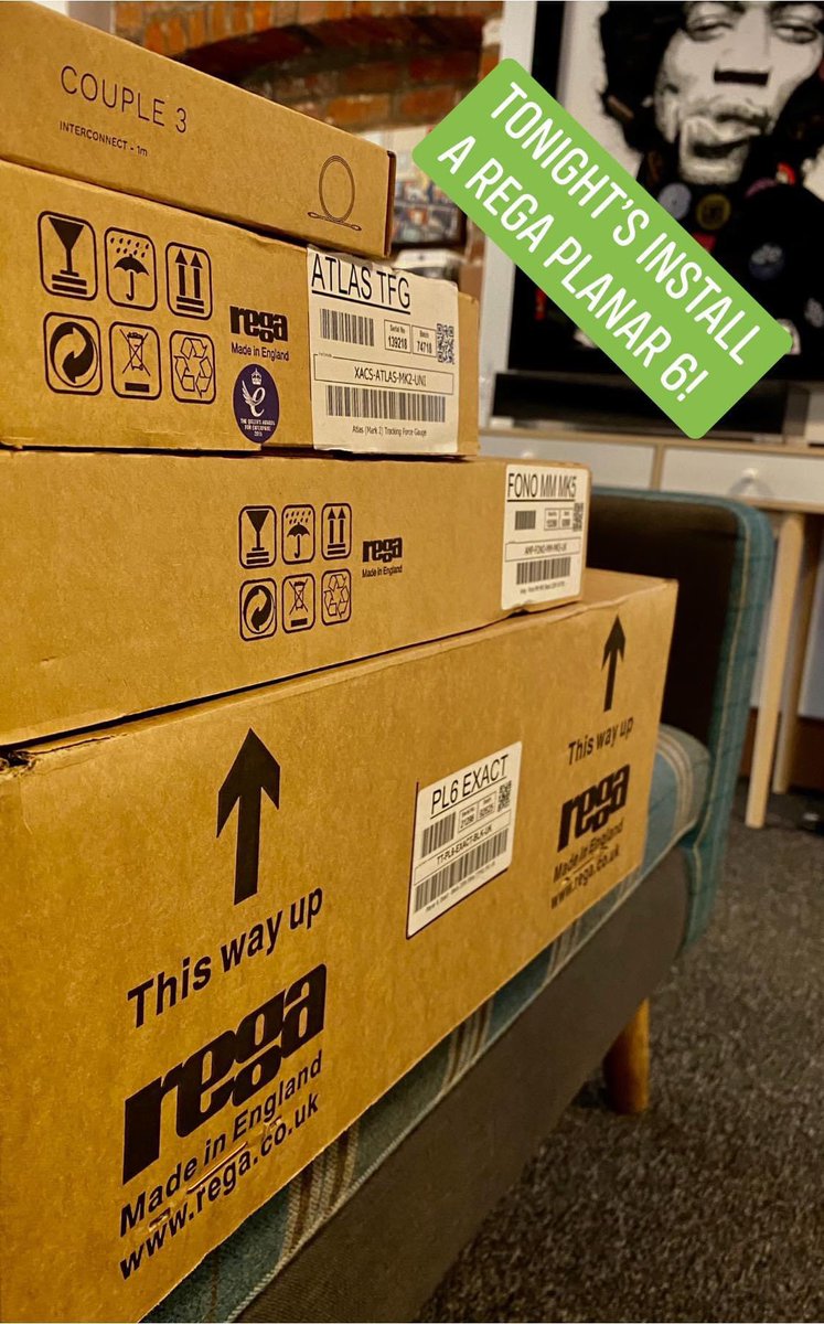 vinylgrooveaud's tweet photo. Looking forward to installing and setting up this wonderful @RegaResearch turntable tonight! 🎶👏🙂👌

#regaresearch #planar6 #exactmm #fonomm #couple3

https://t.co/I0DkF7lvpl

#preston #lancashire https://t.co/Gex8PD3cn3