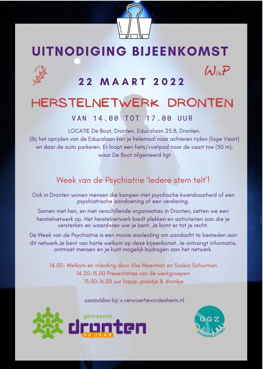 Inwoners uit Dronten, Swifterbant en Biddinghuizen... jullie #DOEN toch ook mee?
<a href="/VolgDronten/">Gemeente Dronten</a> <a href="/DeDrontenaar/">DeDrontenaar.nl</a>