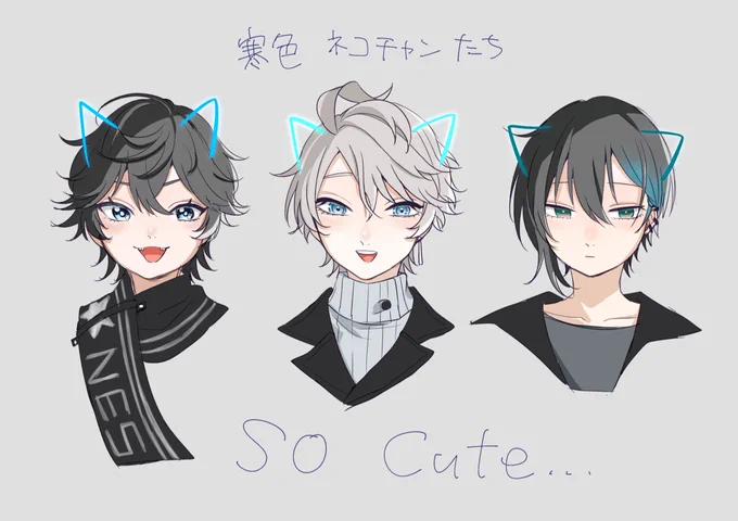 ネコチャンだと思いすぎているのでネコチャン差分も描いてしまいました 