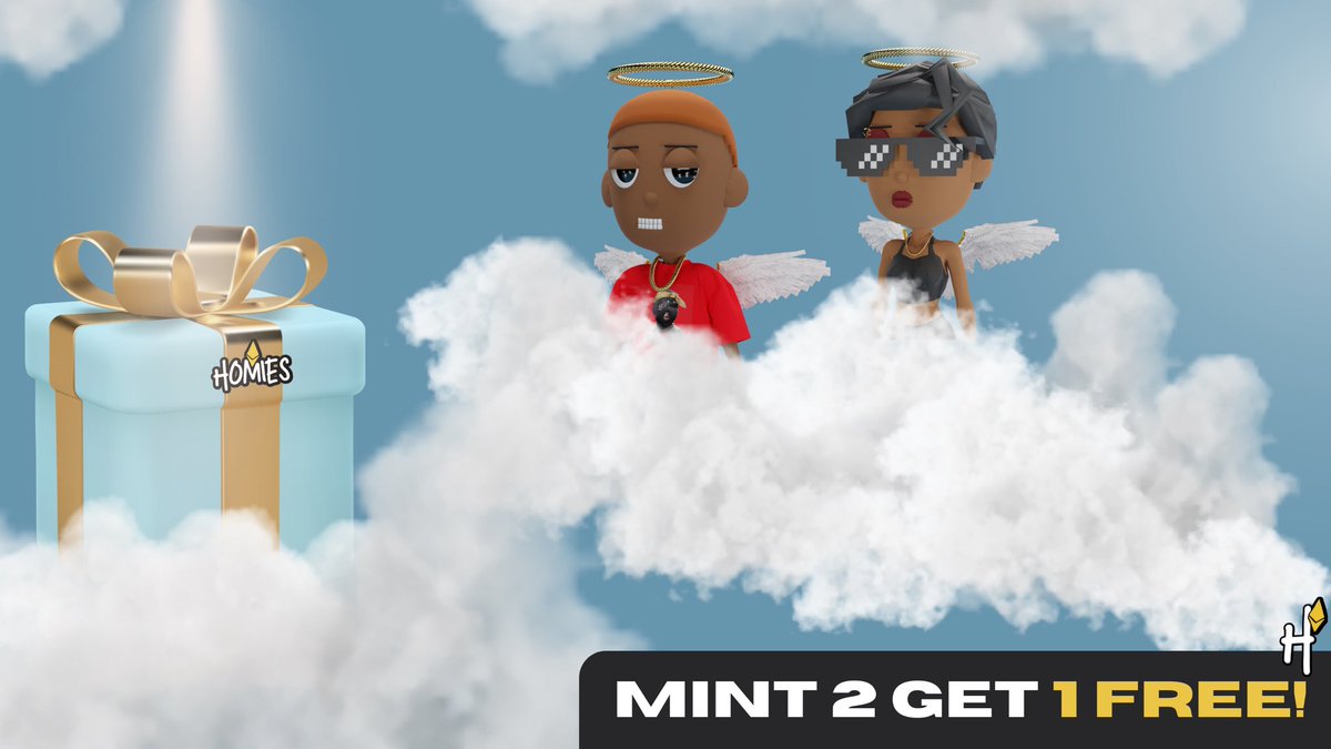 HomieGsNFT's tweet photo. FREE HOMIE EVENT🎉

Mint 2 homies get 1 homie for FREE! 💯

Check the discord on how to claim the free homie👇🏽

https://t.co/32gq6SzJkS

This event runs till 3/18, 12PM EST https://t.co/vMG6TlfiZJ