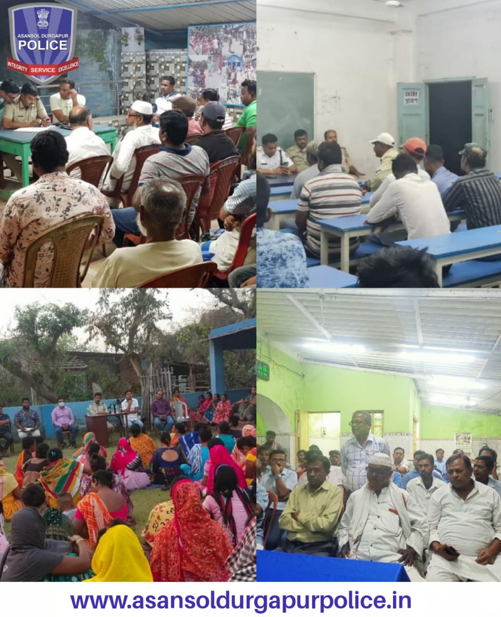 Cpadpc's tweet photo. Route march and Coordination meeting at different PS areas to maintain peace and tranquility.
#WeCareForYou
#RouteMarch
#ADPCCommunityContactProgram
@WBPolice https://t.co/snRxl3V9bY