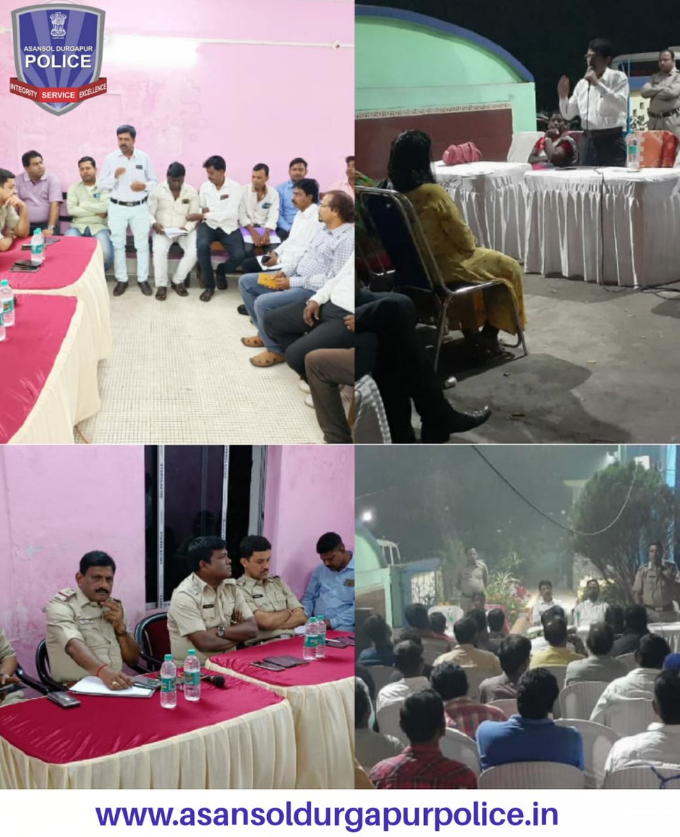 Cpadpc's tweet photo. Route march and Coordination meeting at different PS areas to maintain peace and tranquility.
#WeCareForYou
#RouteMarch
#ADPCCommunityContactProgram
@WBPolice https://t.co/snRxl3V9bY