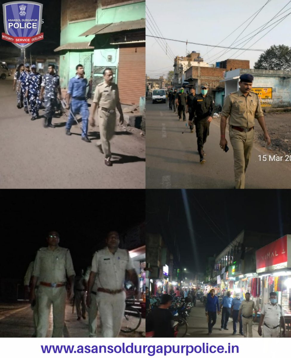 Cpadpc's tweet photo. Route march and Coordination meeting at different PS areas to maintain peace and tranquility.
#WeCareForYou
#RouteMarch
#ADPCCommunityContactProgram
@WBPolice https://t.co/snRxl3V9bY