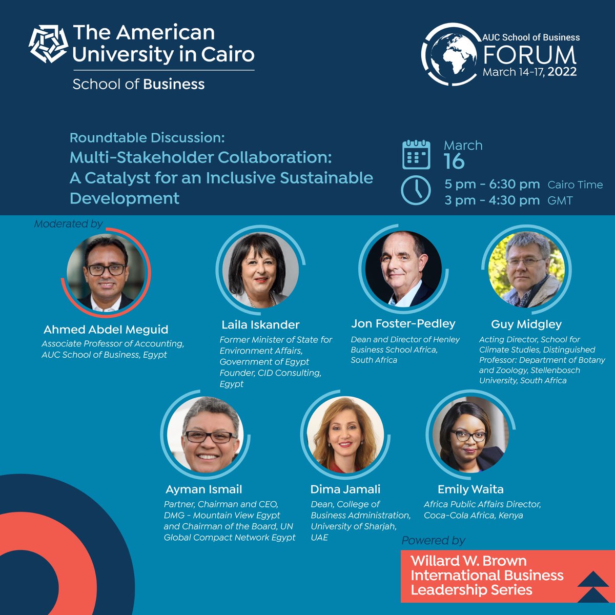 AUC_Business's tweet photo. #HappeningTomorrow
How can #collaboration among the #PrivateSector, #universities and #InternationalNetworks be conducive to #inclusive and #SustainableDevelopment?
Join us tomorrow at 5 pm in an insightful discussion to learn more!
https://t.co/WtDmCaxSzT
#AUCBusinessForum https://t.co/9ZgIhHPmx2