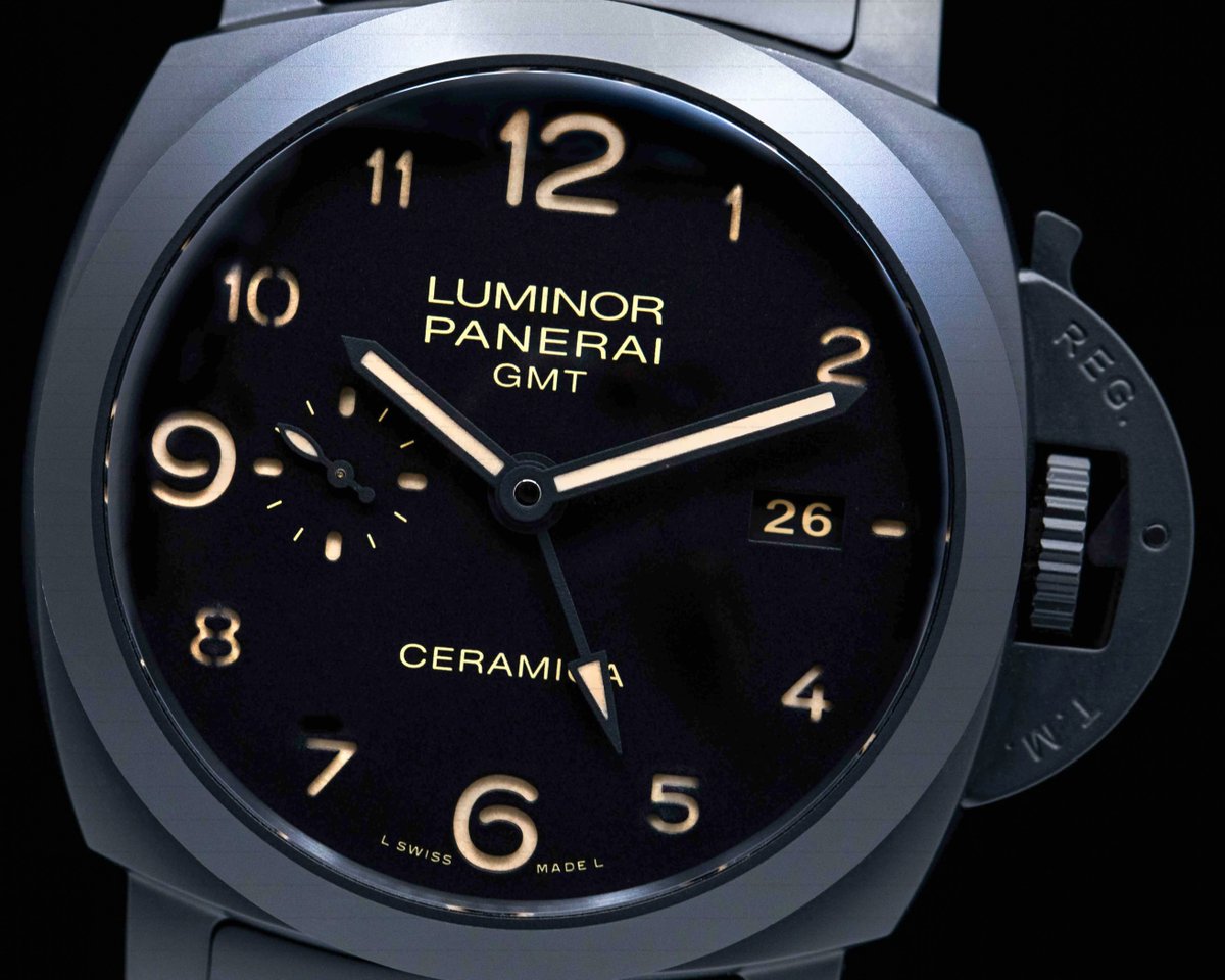 EuropeanWatchCo's tweet photo. Panerai Luminor 1950 Tuttonero GMT. https://t.co/V1m5NeSL27
#Panerai
#Tuttonero
#Horology
#PaneraiPAM438 https://t.co/lDmdWiLygL
