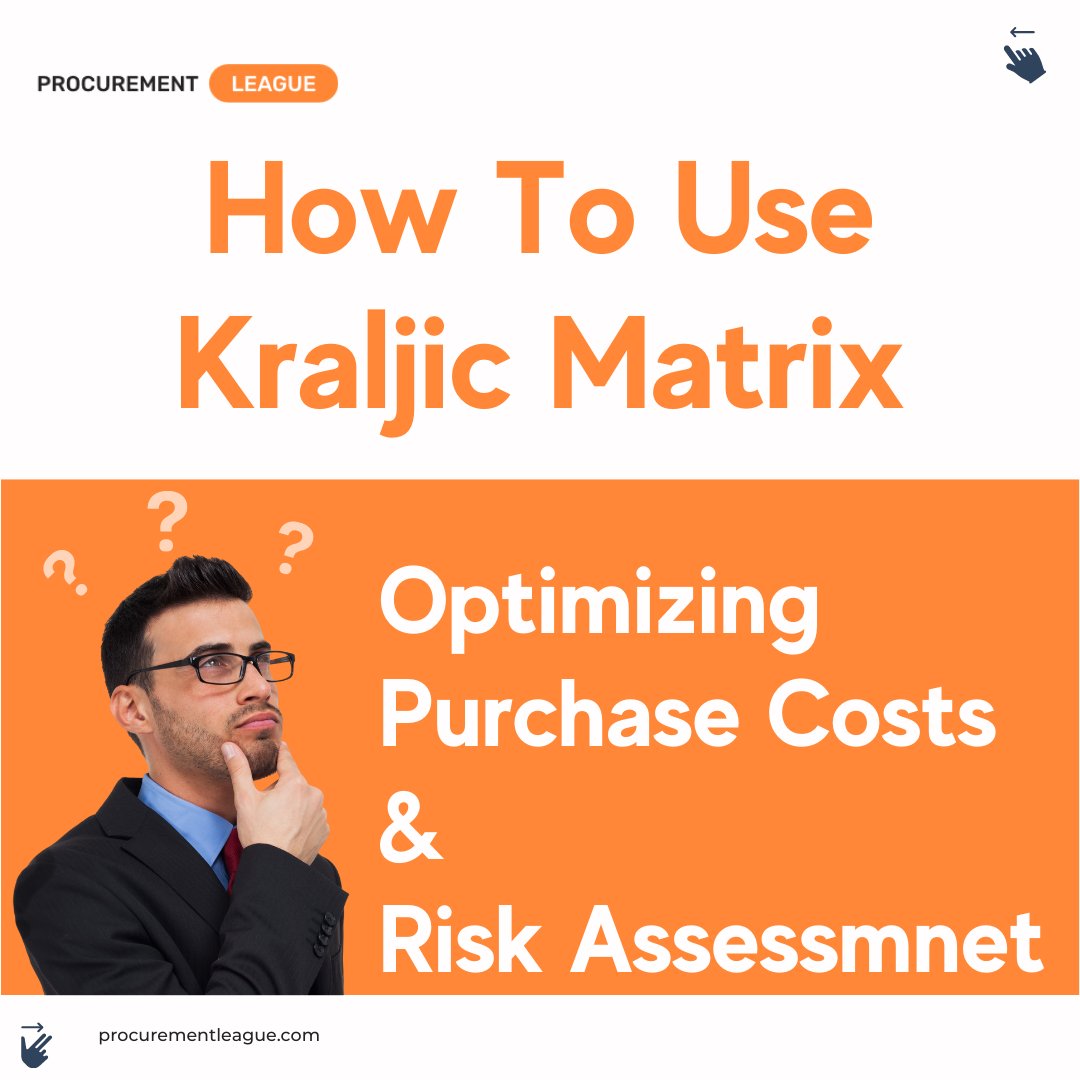 procurementlea's tweet photo. Improve your supplier relationships! 
Check out our post on the Kraljic Matrix to know more. 

#procurement #SupplyChain #supplychainmanagement #business #profit #risk 
https://t.co/iUk1DoR3nn https://t.co/i9biMEzxyR