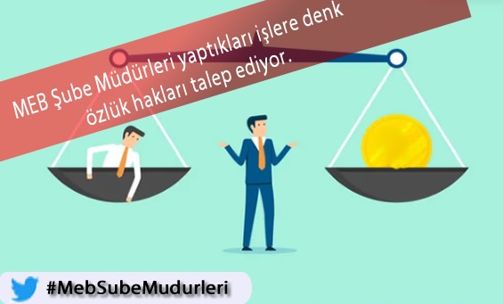 #MEBSubeMudurleri için,ek gösterge,kariyer basamakları, rotasyon,eğitim yöneticiliği hakkı,özel hizmet tazminatı ve çeşitli tazminatlar başta olmak üzere şube müdürü arkadaşlarımızın sorunları çözüme kavuşturulmalıdır. 

<a href="/tcmeb/">Millî Eğitim Bakanlığı</a> <a href="/HMBakanligi/">T.C. Hazine ve Maliye Bakanlığı</a>