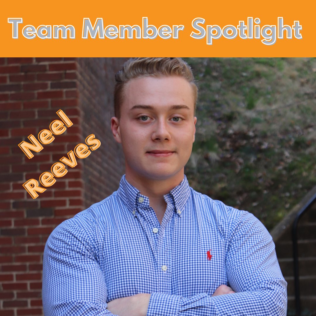 EcoCarUTK's tweet photo. Spotlight time!! Check out these fast facts on Neel Reeves!! #spotlight #ECOCAR #finalsemester #volsonthemove #Roadtotheend #engineering #weeklyspotlight #proudteam https://t.co/8PuBPoKf6C