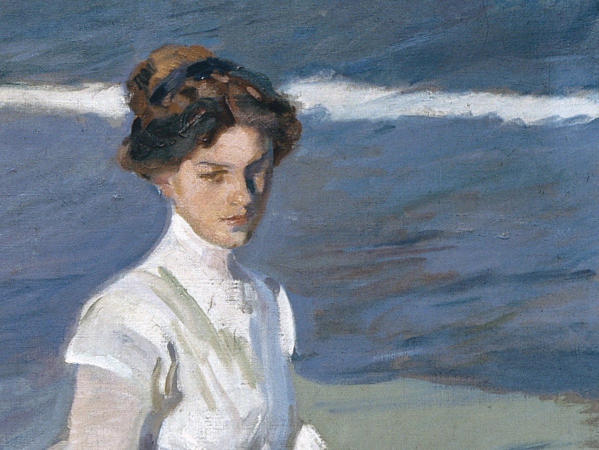 storiadellart's tweet photo. details from joaquín sorolla's walk on the beach. https://t.co/eTAEZFuAo2