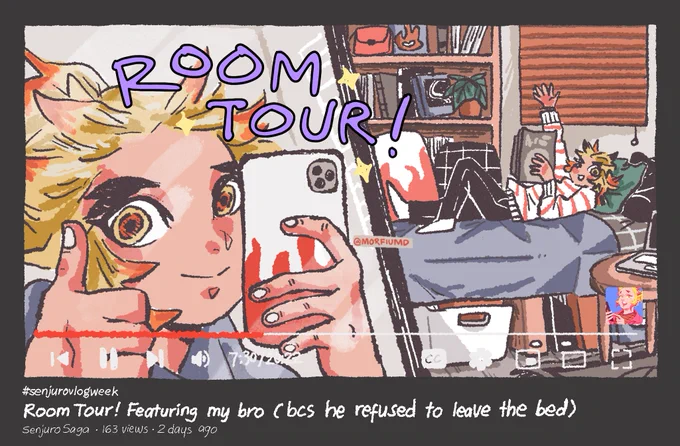 #SenjuroVlogWeek day 3 - Room Tour 