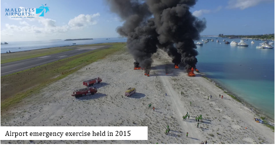 MACLmedia's tweet photo. The Maldives aviation industry's largest full-scale emergency exercise is scheduled to begin on March 16, 2022, from 1600hrs to 1800hrs @VelanaAirport. 30 agencies with over 400 individuals will be involved in assessing the airport's readiness & multi-agency coordination. #AFEX22 https://t.co/5Lu798vkxW
