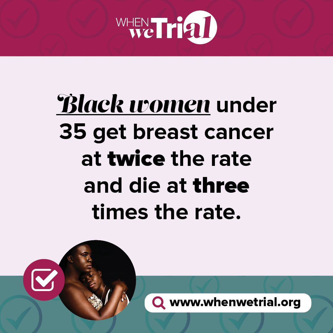 touchbbca's tweet photo. When we tri(al), we make a difference in breast cancer research. Let’s change the numbers and become part of the solution. Learn more at https://t.co/B65iy4Qjoo.

#WhenWeTrial #changethenumbers #clinicaltrials #Blackbreastcancerstatistics #BlackBreastCancer https://t.co/0JF0I6NJhx