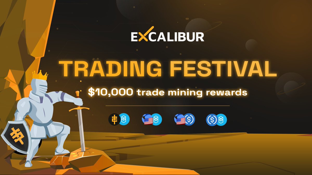FrontierLaunch's tweet photo. Excalibur Trading Festival #1 opens!🎉

To commemorate the trial run of our Trans-Fee Mining, we are awarding up to $10K in $EXC as 100% trade mining rewards over the next 3 days

In other words, you will be able to swap on our exchange for free!

https://t.co/foQKm0TKWS⬅️

$FTM https://t.co/Qh6CLuzW2q