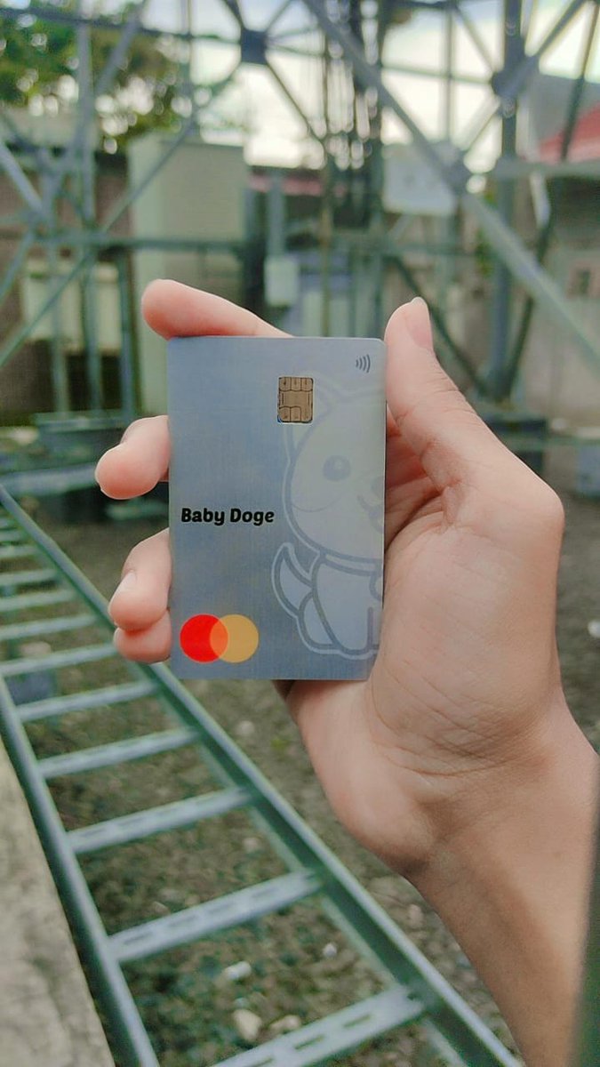 CoinHubCC's tweet photo. WHO WANT A #BabyDoge CARD!!💳 https://t.co/TavGS0STmD