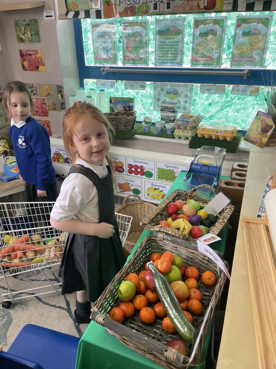 PCPPandas's tweet image. Prescot Farm Shop is now open. We love our new role play area! #oracy #psedevelopment