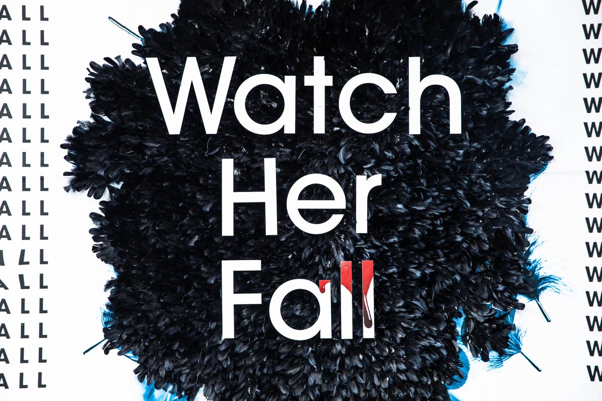 buildhollywood's tweet photo. From best-selling author @erinjelly, #WatchHerFall is a game-changing thriller that twists, turns, and enthralls and shocks readers. To celebrate its paperback launch, we worked with @HodderBooks to translate the story onto the street, with a feather-filled creative billboard. https://t.co/YohZsoOsAd
