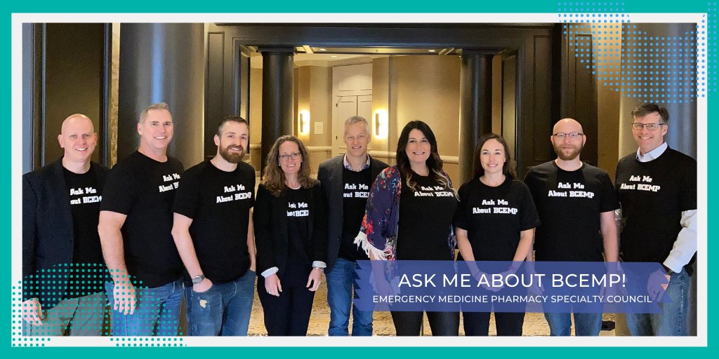 The #BPS Emergency Medicine Pharmacy Specialty Council met over the weekend to review the item bank and prepare for the first examination for the specialty which is anticipated in 2023. Ask them about BCEMP!

Curious about more? ow.ly/oFFH50IjPOF