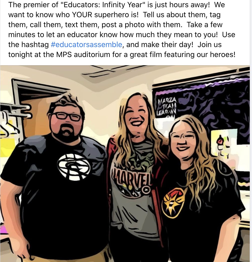 wmaulsby24's tweet photo. Take a minute to honor your educational heroes! #educatorsassemble @MindenWhippets @cljonesms https://t.co/IS77TTqGeV