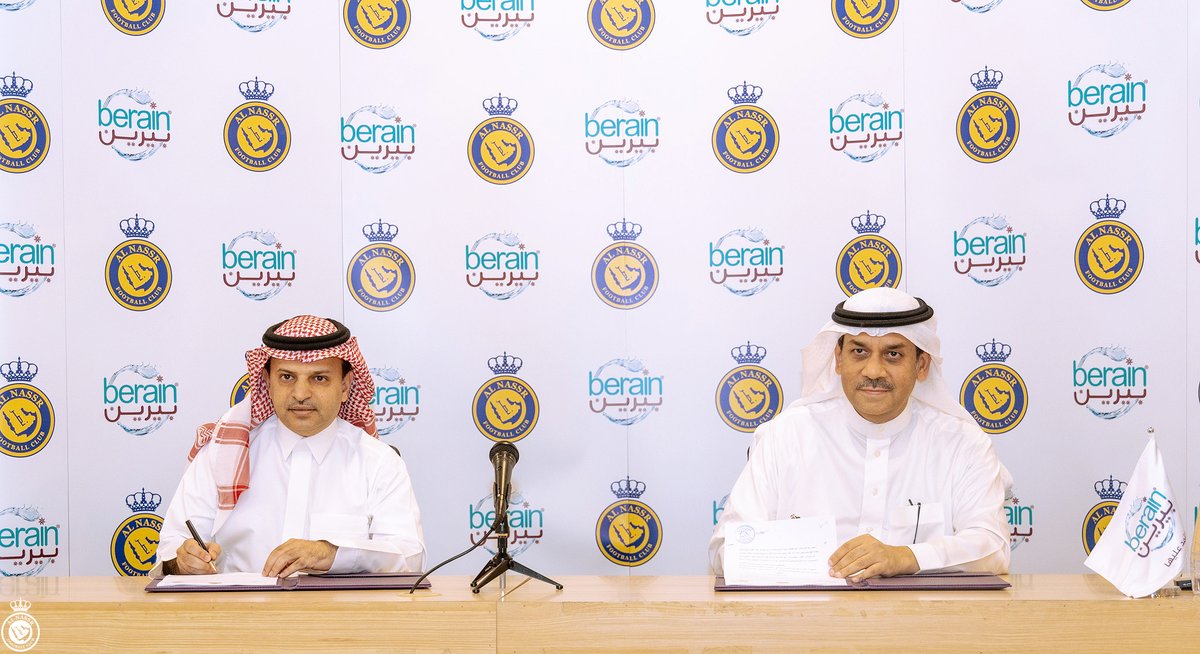 AlNassrFC's tweet photo. بيريـن المياه الرسمية لنادي #النصر 🤝

اهـلًا بكم @Berain_water 🤩 https://t.co/NR00hdgCSb