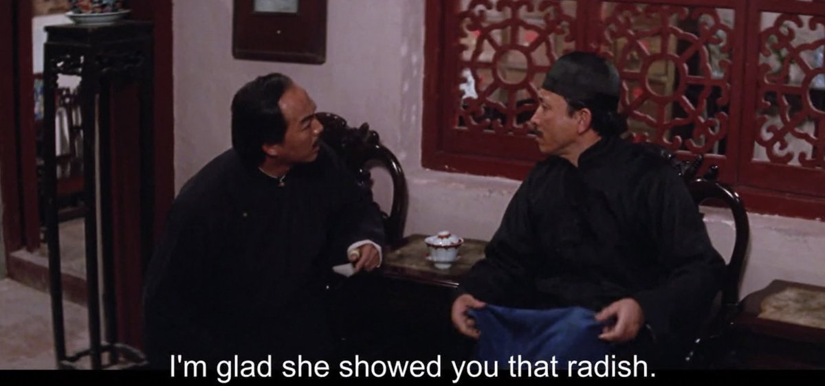 KungFuGifs's tweet photo. "I'm glad she showed you that radish." - Drunken Master 2 https://t.co/6d05vbZ6l1