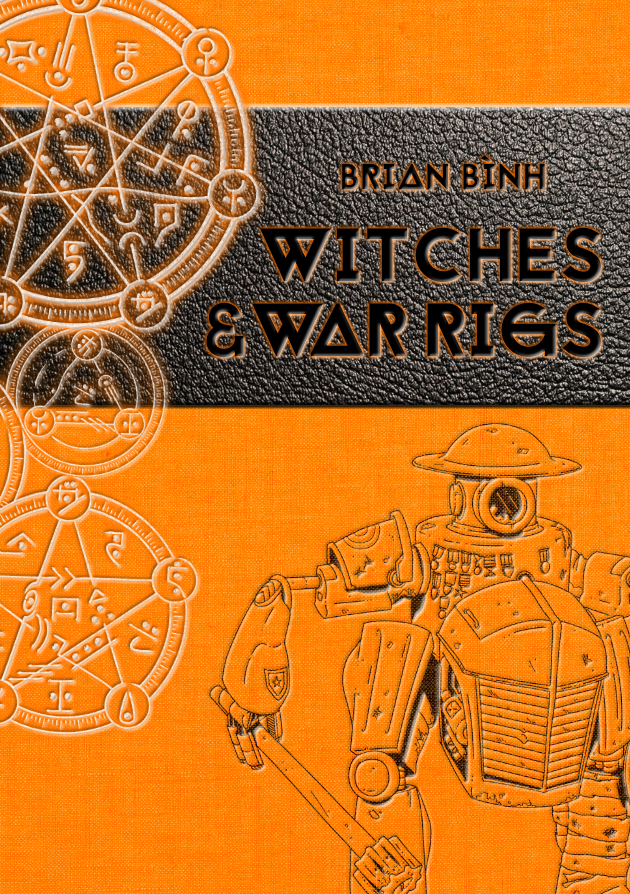 I have too many active projects, so instead of #WIPWednesday, I'm doing "What I Like About Witches &amp; War Rigs Wednesday". #wnwr First, the cover. The excellent war rig is by <a href="/studiopasserine/">PASSERINE | ICOSA RPG BETA OUT NOW</a>. I'm proud of the gearglyph I did. I'm not good at drawing but I think it came out well.