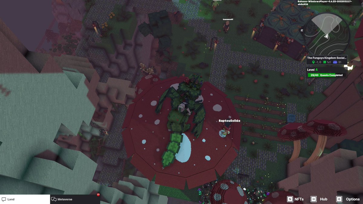 illAdvisedDuo's tweet photo. @TheSandboxGame I just participated in the daily #SandboxAlphaS2Contest for a chance to earn up to 1,000 $SAND! Starting March 15 - Selfie with the mushroom dragon. Check out my screenshot below! 👇 #SandboxAlphaS2 https://t.co/zX1zCEngTC