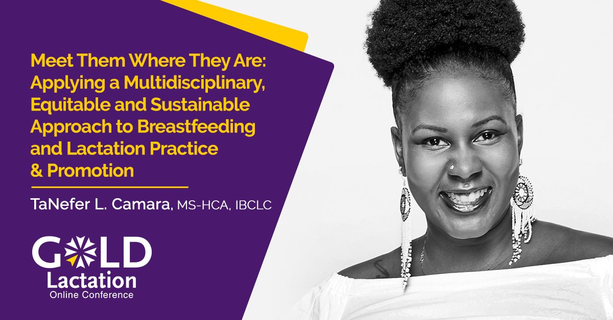 GOLDLactation's tweet photo. Join us with @UrbanMatriarch for this #GOLDLactation2022 Leading the Field of Human Lactation Care into the Future Lecture Pack presentation: https://t.co/KO94PyyTCA
#IBCLC #LactationConsultant #lactation #HumanMilk https://t.co/JNsrjkU7CN