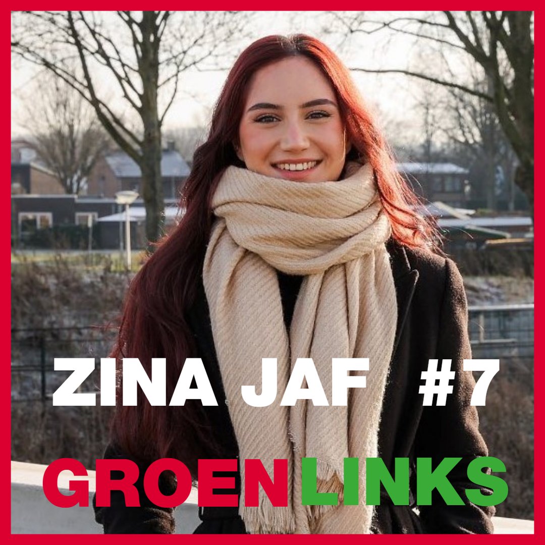 dirkalstein's tweet image. Stem ZINA JAF nr. 7 van @groenlinks 
Sittard-Geleen de raad in
In de raad wil ze een jong en progressief geluid laten horen en zorgen voor een nóg mooier en duurzamer Sittard-Geleen. 
@GLSittardGeleen
sittard-geleen.groenlinks.nl/kandidatenlijs…
#GR2022 #stemjong #stemopeenvrouw #groenlinks