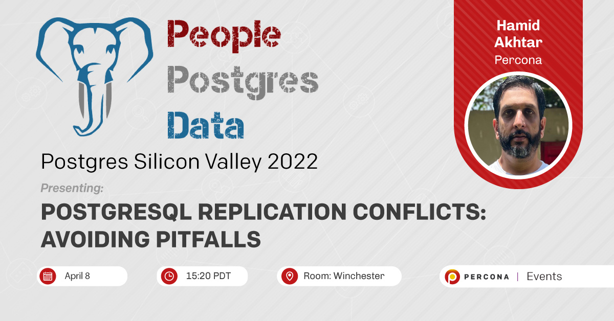 PerconaBytes's tweet photo. Join the Postgres Silicon Valley conference on April 7th-8th in San Jose, CA and learn more about PostgreSQL Replication Conflicts: Avoiding Pitfalls, with Hamid Akhtar @EngineeredVirus @postgresconf  @postgresworld

https://t.co/gnKxp4SY4M 

#PostgreSQL #Postgres #Percona https://t.co/t1SuYymACa