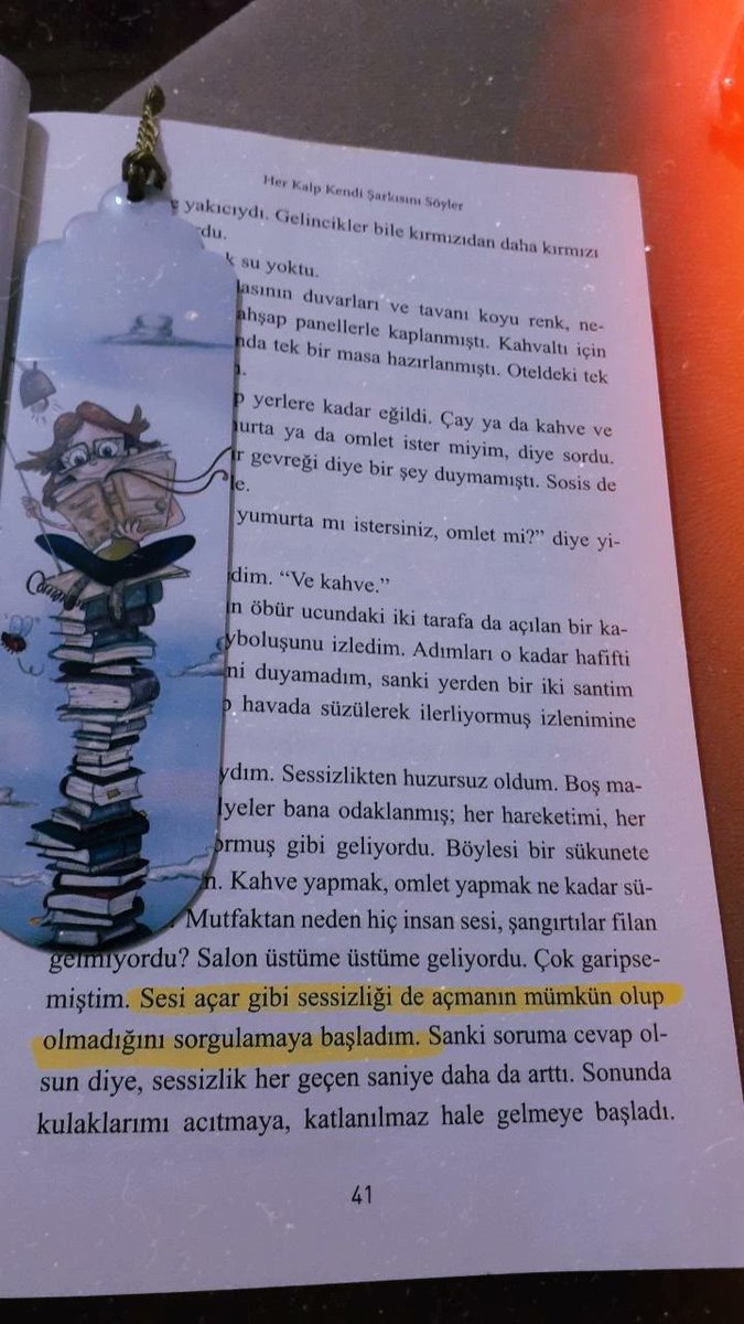 Seniha55N's tweet photo. "Sesi açar gibi sessizliği de açmanın mümkün olup olmadığını sorgulamaya başladım."
#herkalpkendişarkısınısöyler
#JanPhilippSendker https://t.co/7n7L5lgtnZ
