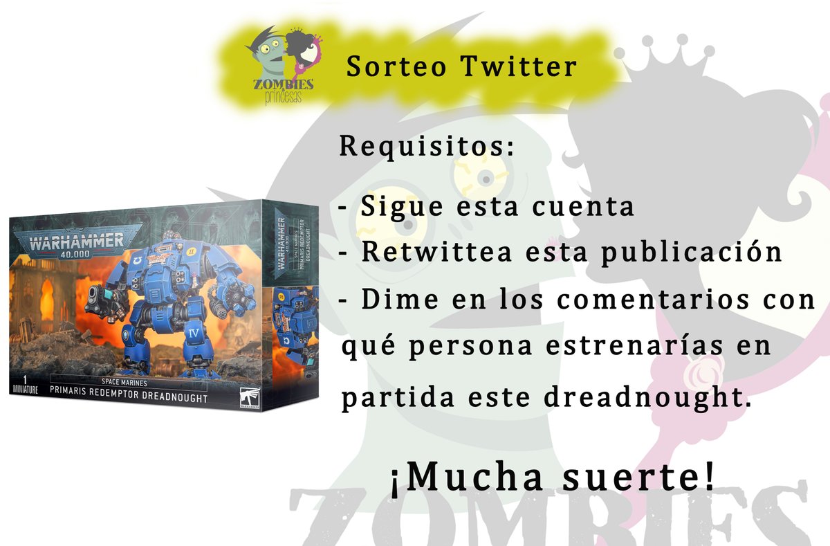 ¡Sorteo para celebrar la incorporación de GW a nuestro catálogo!
El plazo finalizará este próximo viernes día 18 de marzo a las 14:00.
Si os toca podréis recogerla en tienda a partir de esa misma tarde.
Ah, y yo estaría atento a Instagram y Facebook...