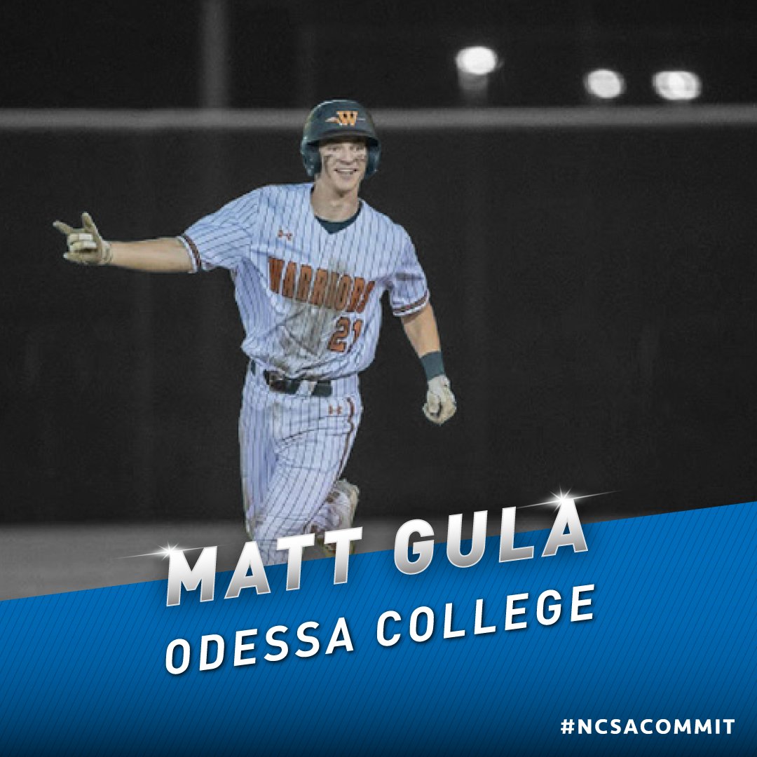 ncsa's tweet photo. A huge congrats to these NCSA student-athletes who have recently committed to their best fit colleges! #NCSACommit

Matt Gula - @OdessaCollege 
Mykenzi Uhlers - @riponcollege 
Nic Chappell - @LC_University https://t.co/IbIMcMDpxQ