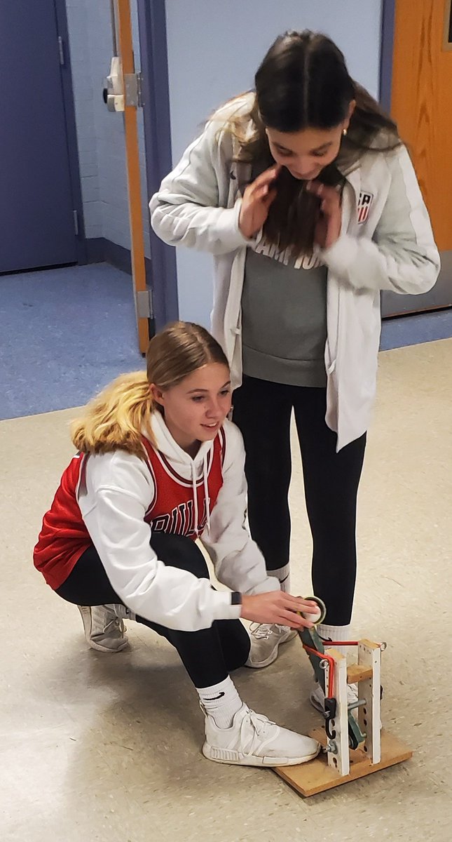 BMS_STEAM's tweet photo. GCC Tech. Wars prep can't wait for Thursday! Catapults and flying models #BMSpride #bestjobever https://t.co/gSrR5lZVRo
