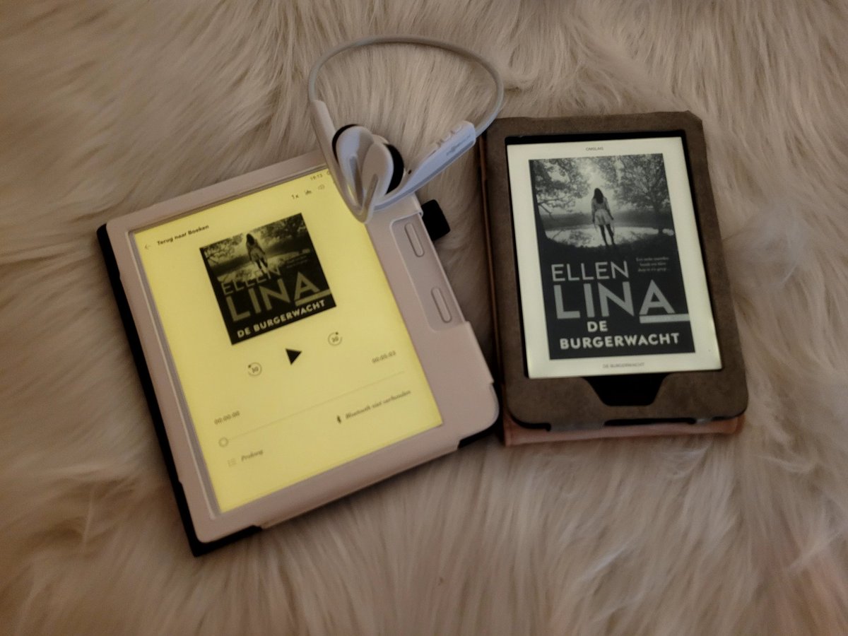 Vero las en luisterde naar 'De burgerwacht' van <a href="/ellenlinarink/">Ellen Lina - Rink</a>. Dit was voor haar de eerste kennismaking met haar schrijfstijl, maar zeker niet het laatste wat zij van haar gelezen heeft! Haar recensie volgt op onze website Koukleum.nl. <a href="/DeFonteinCrime/">De Fontein Spanning</a> #boekperweek