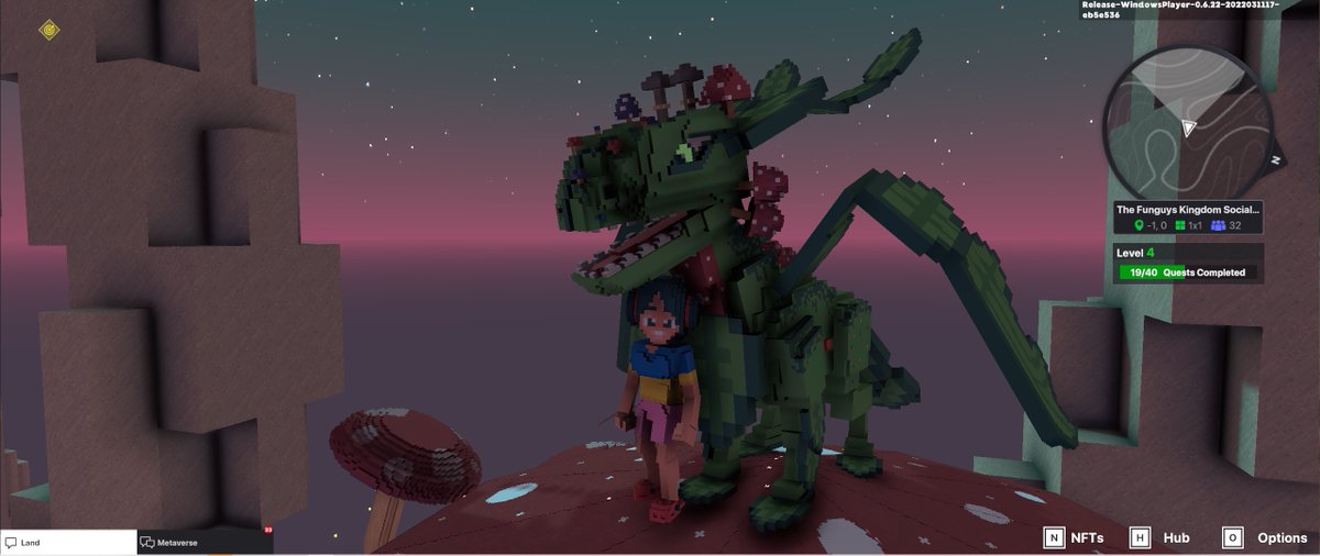Kwang_ioi's tweet photo. @TheSandboxGame I just participated in the daily #SandboxAlphaS2Contest for a chance to earn up to 1,000 $SAND! Starting March 15 - Selfie with the mushroom dragon. Check out my screenshot below! 👇 #SandboxAlphaS2 https://t.co/LzuzffXtX5